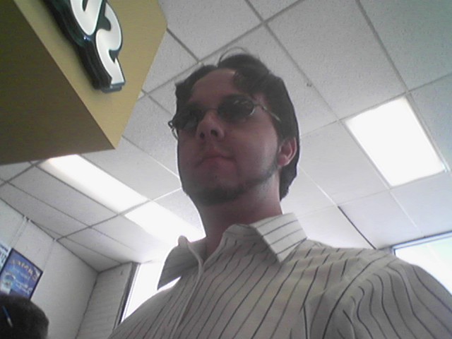 Me at subway on my first day of work at my new job.