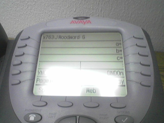 My own phone at work, with my own direct phone number.