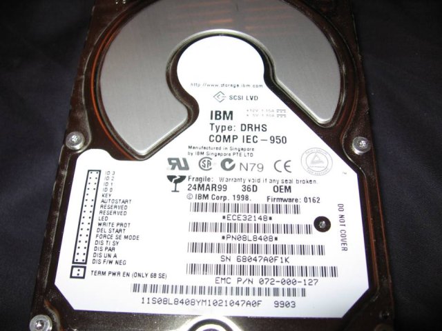 IBM 36GB 7200RPM Hard Drives, SCSI LVD Drives....