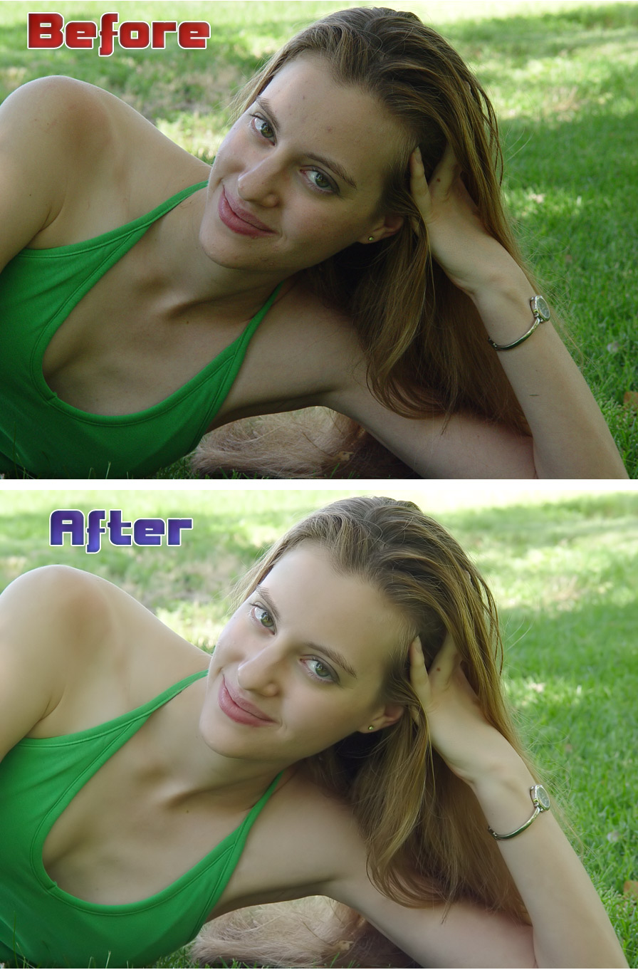 Katherine - Summer #1 Before/After Comparison