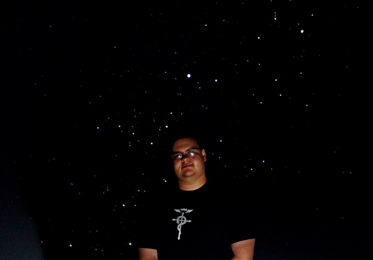 Shot of Mike S. at the Lodestar Planetarium.