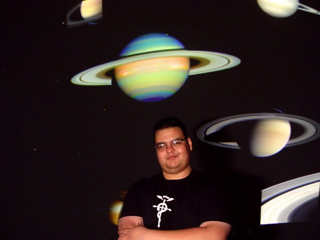 Shot of Mike S. at the Lodestar Planetarium.