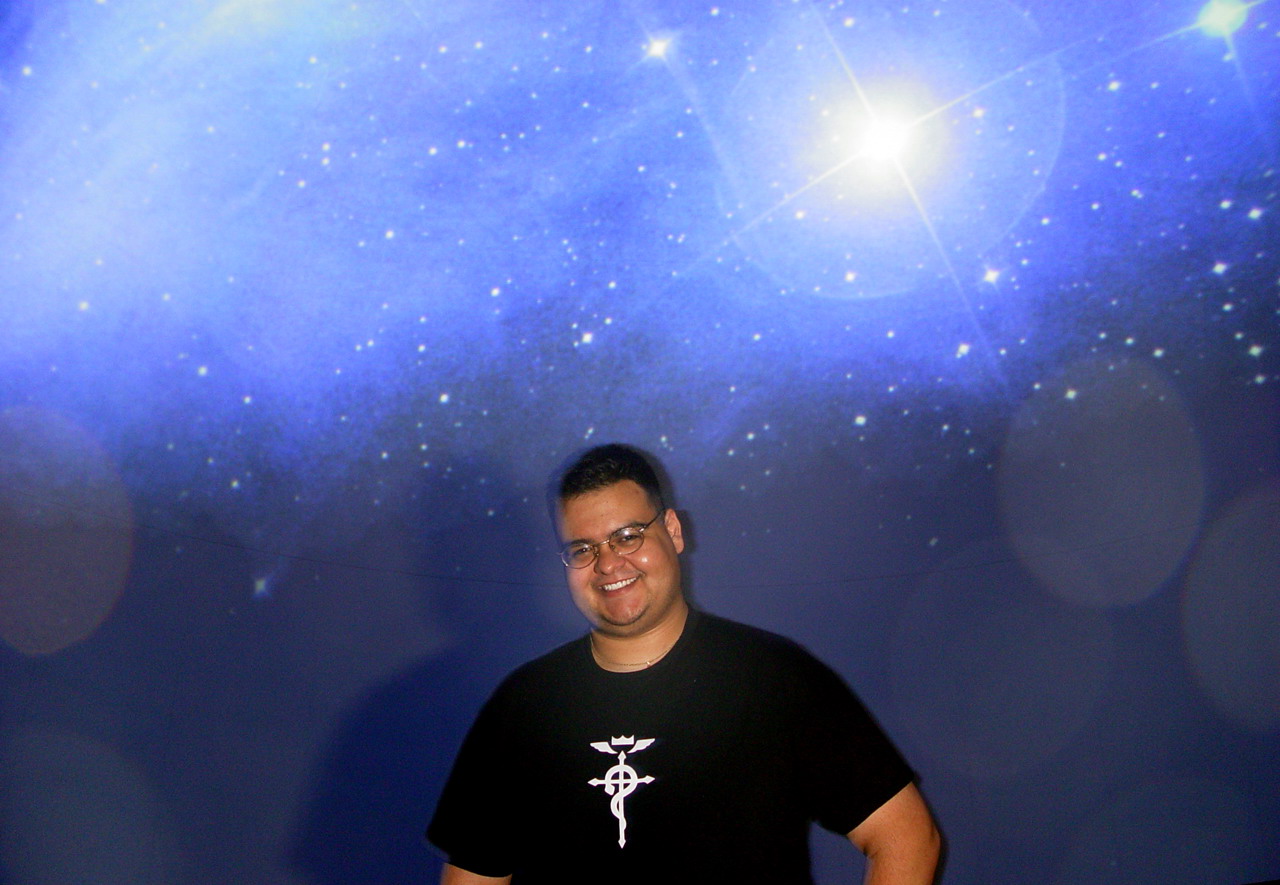 Shot of Mike S. at the Lodestar Planetarium.