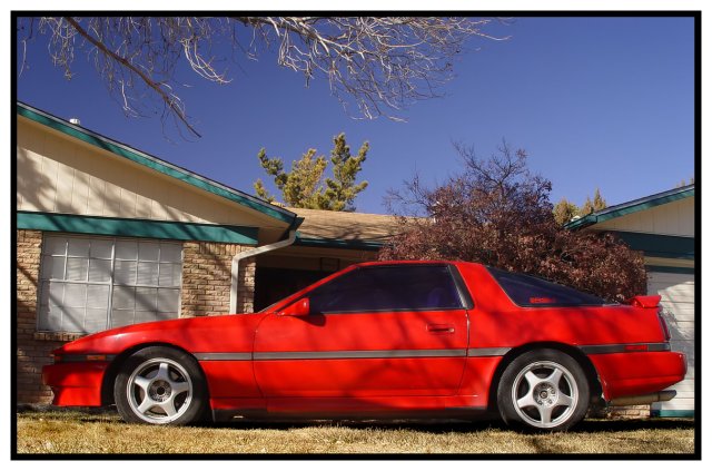 My car currently with it's new wheels...