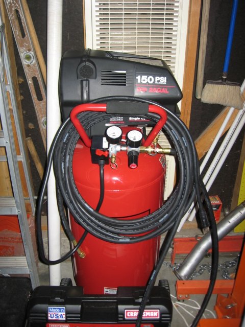 New Toy - 26Gal./2HP Air Compressor. Bout time.