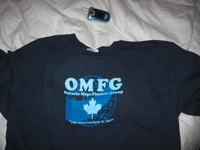 My OMFG T-Shirt, Blair here's to you!