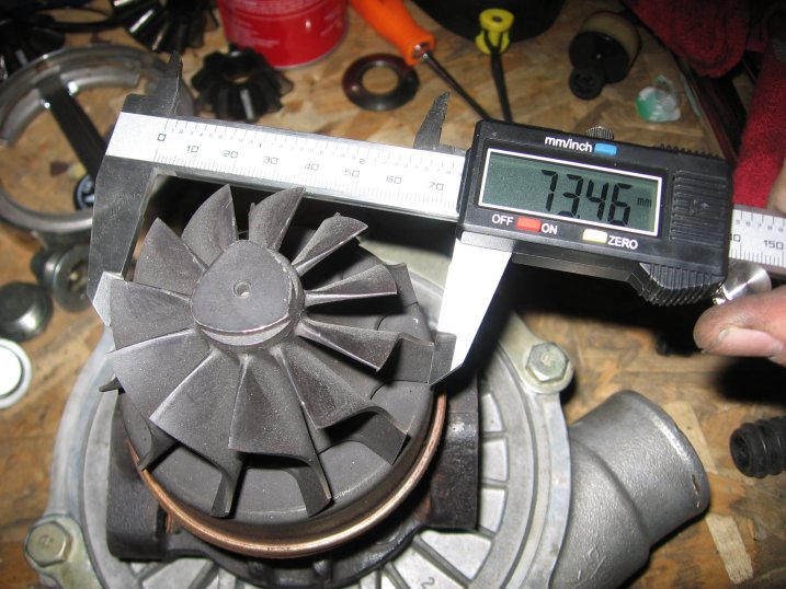 Turbine Exducer - ~74mm