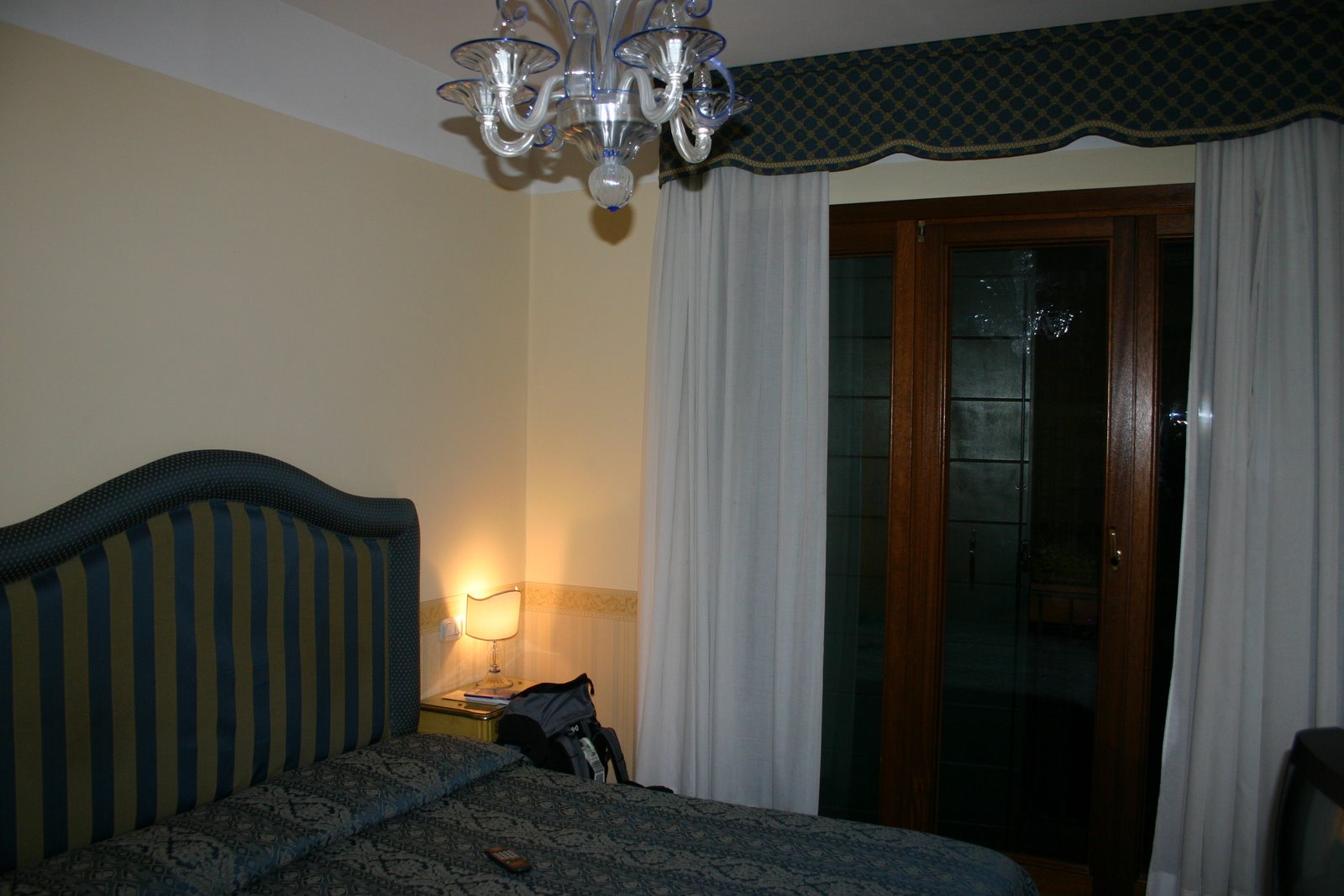 The Hotel Room in Venice.