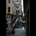 The first water bridge inside the maze of &quot;streets&quot; in Venice.