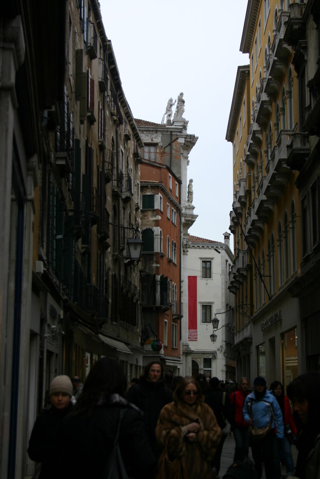 Busy Venice roads.