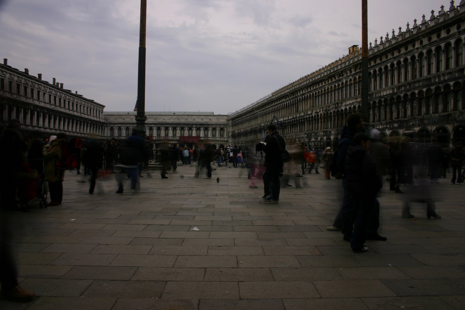 A long exposure in Piazzia San Marco.