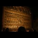 The golden altar in St. Mark's Basilica.