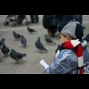 ...and again, feeding the pigeons.