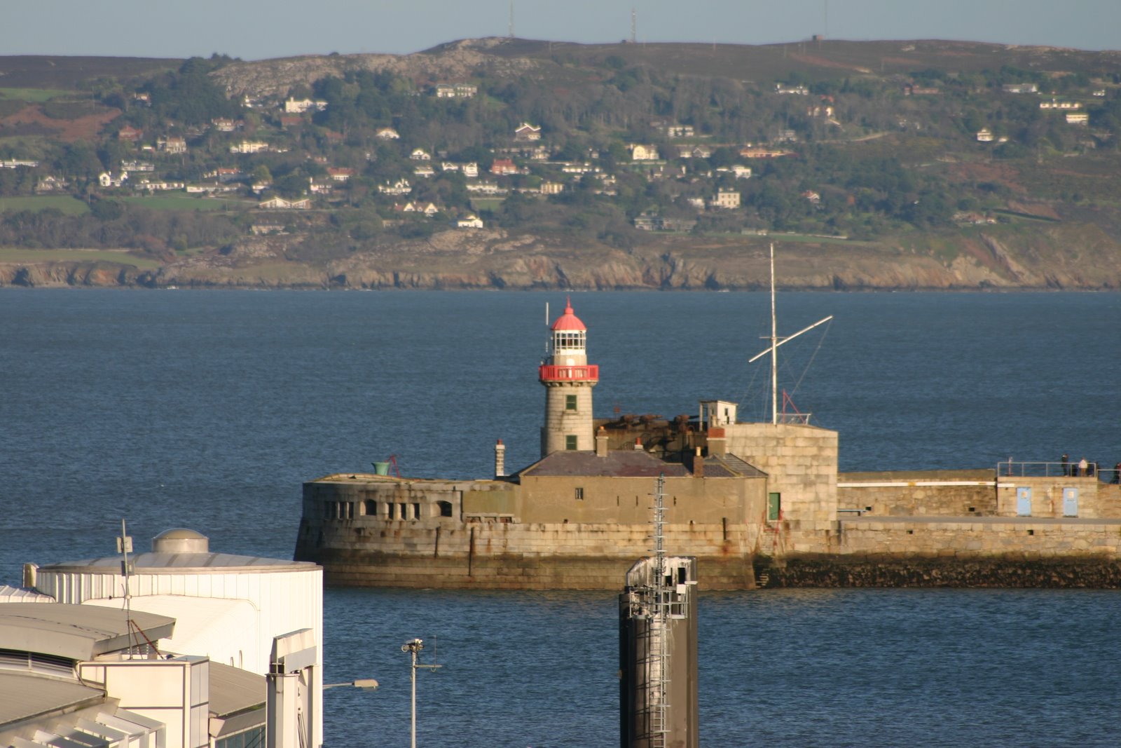 Looking north from the apartment, towards Howth.