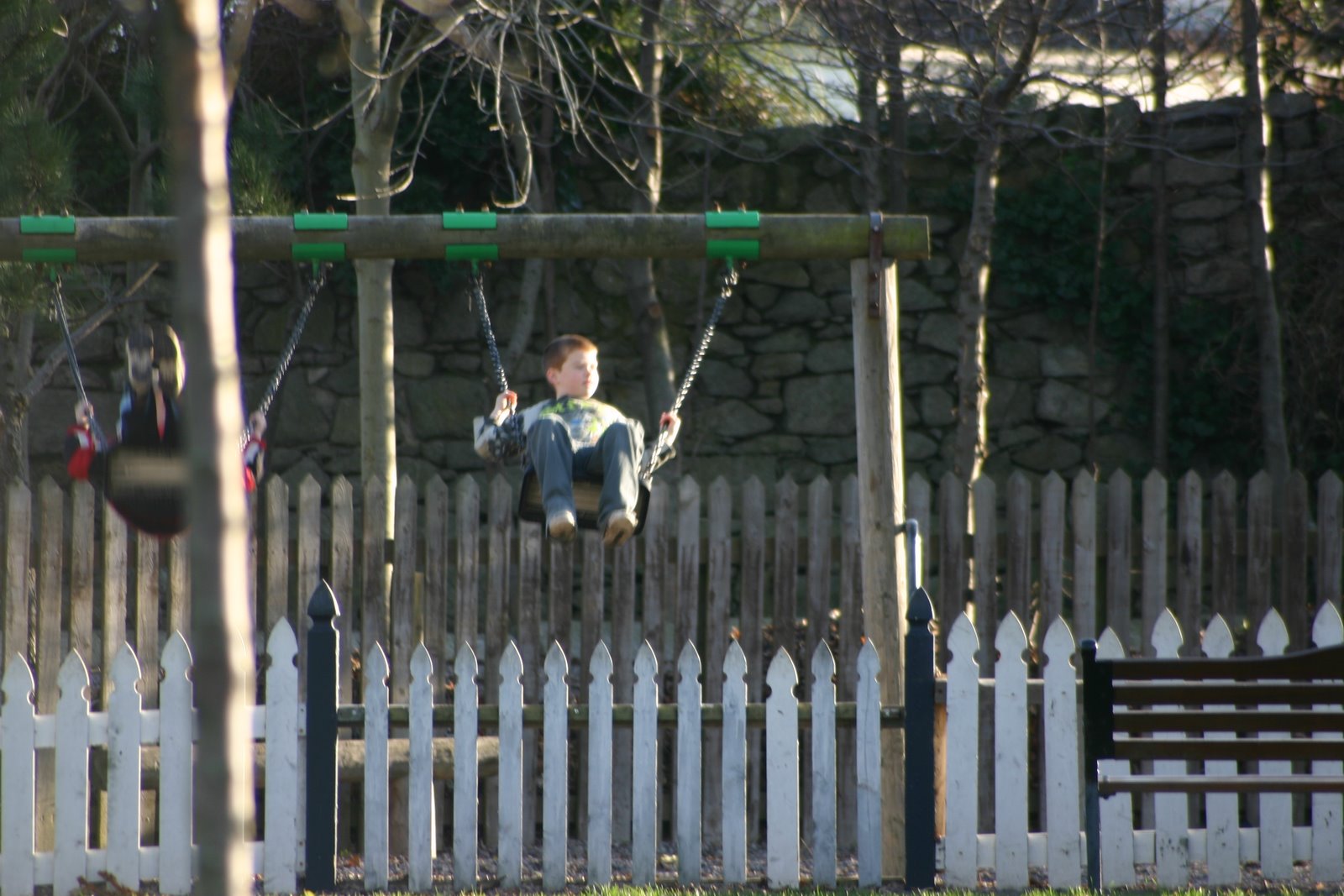 More kids in the park.