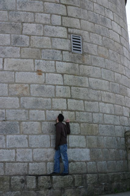 Right at 40 Foot there was a brick &quot;tower&quot;.  I don't know what it was for...