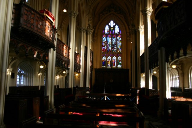 Inside the chapel at Dublin Castle.