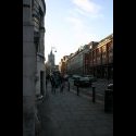 Looking down Dame St. at Christ Church.