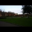 The courtyard in St. Patrick's Cathedral.