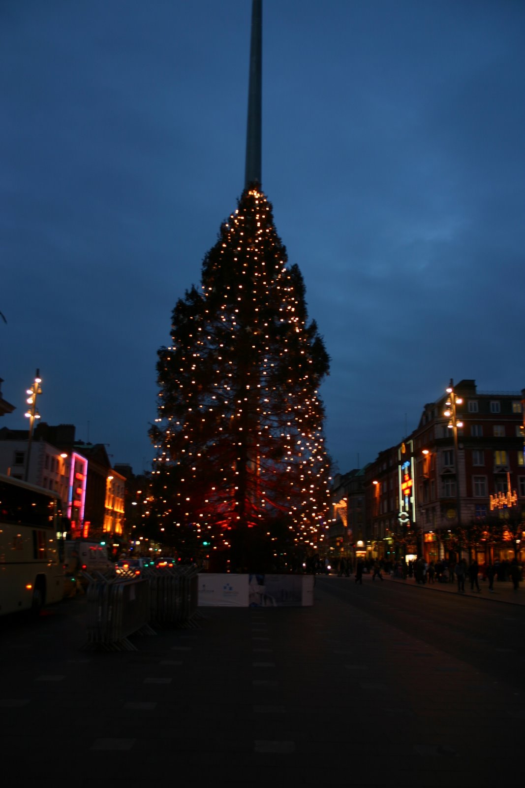 Dublin's Christmas tree.