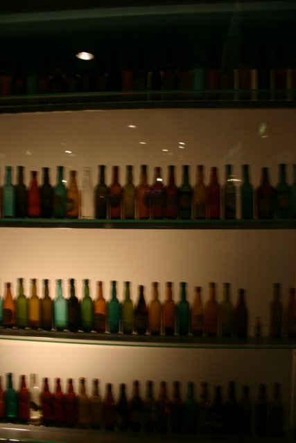 Some of the old guinness bottles.