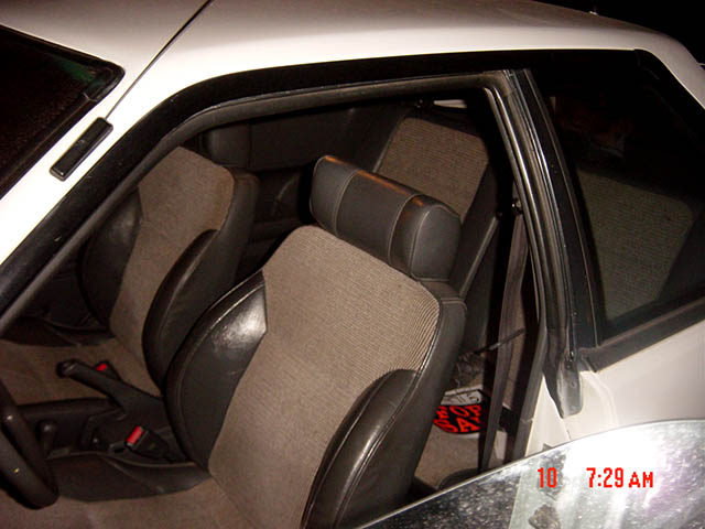 Interior shot, Facing backwards