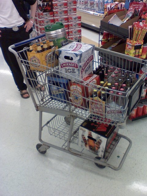 One of the beer runs...Note: Doesn't include liquor.