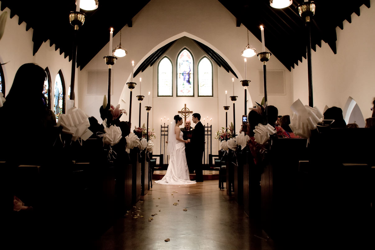 Jason & Josephine before rings were exchanged.