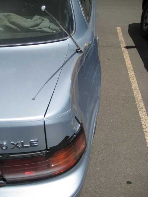 Rear Damage - Rear View.