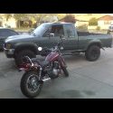 Bike and truck