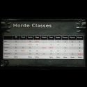 The new classes that the horde races can be.