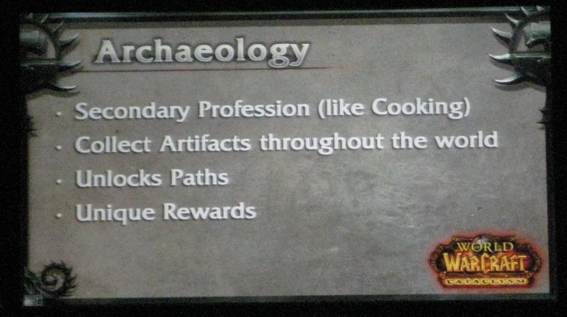 The NEW Secondary Profession: Archaeology.