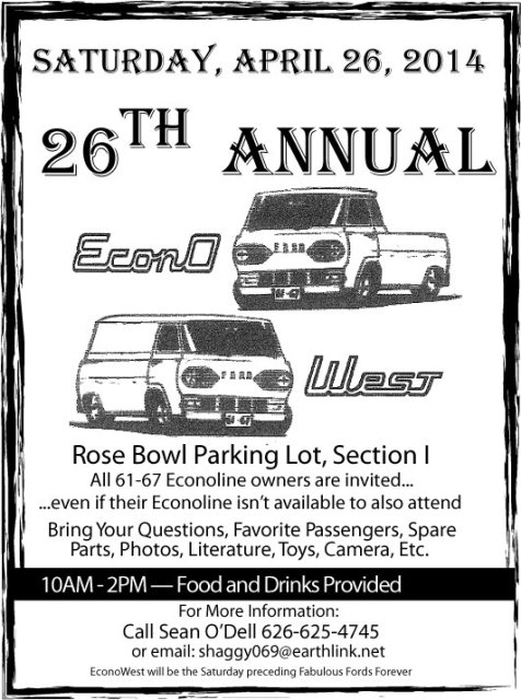 EconoWest show in L.A., April 26, Rose bowl parking lot EconoWest-2014