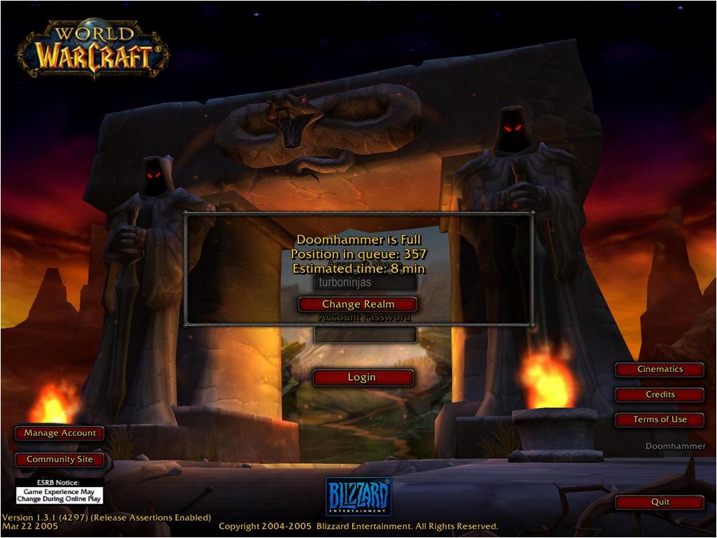 The Day Blizzard took down > 1/2 the realms...#2