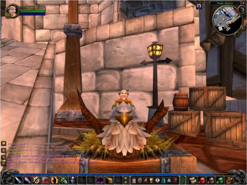 Look Mah, I can ride a Gryphon.